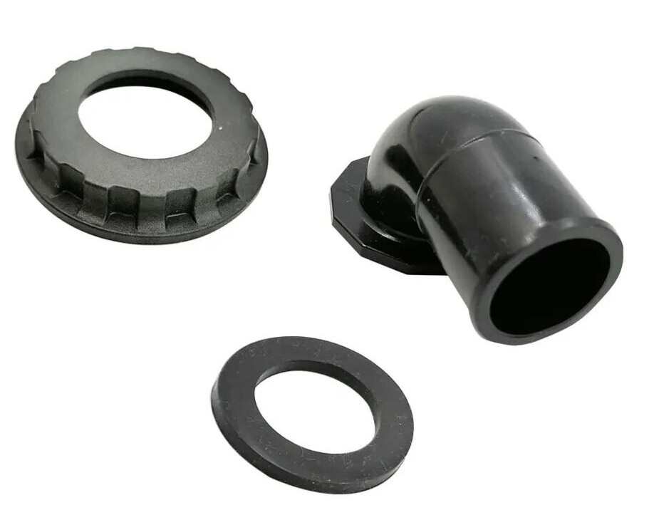 Scuba BCD Shoulder Elbow Valve 1" Corrugated for Dive Rite BC Wing Inflator Hose