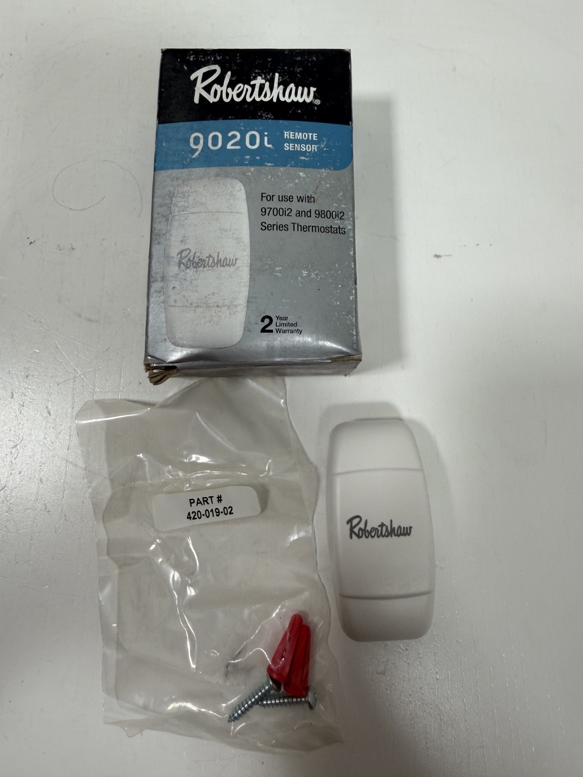 Robertshaw 9020i Remote Indoor Sensor - For 9700i & 9800i Series Thermostats