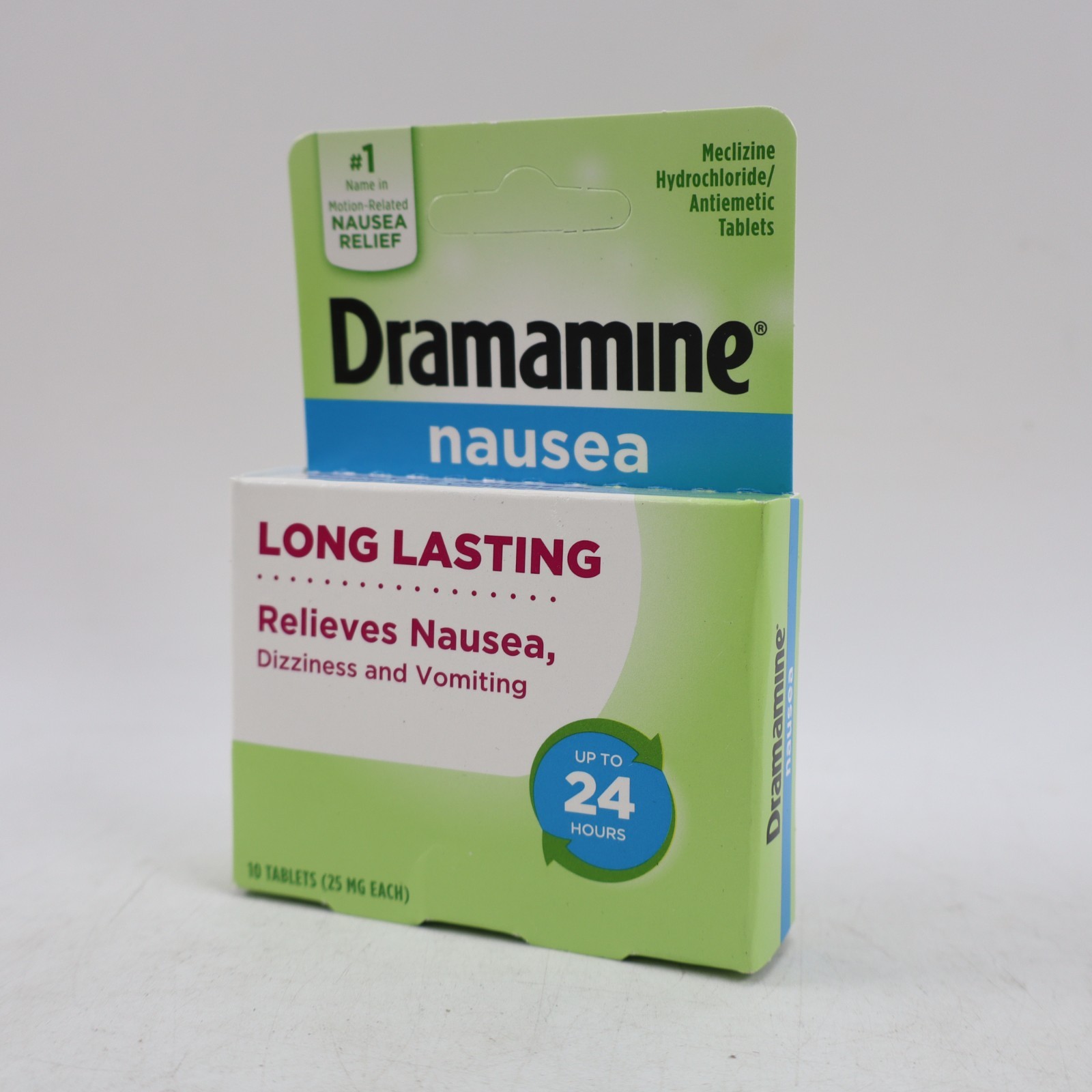 3 PACK Dramamine Long Lasting Formula Nausea Relief Tablets 10Ct EA Exp 12/2025+