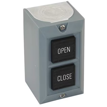 Dayton 20C792 Push Buttn Cntrol Station, 2No, Open/Close
