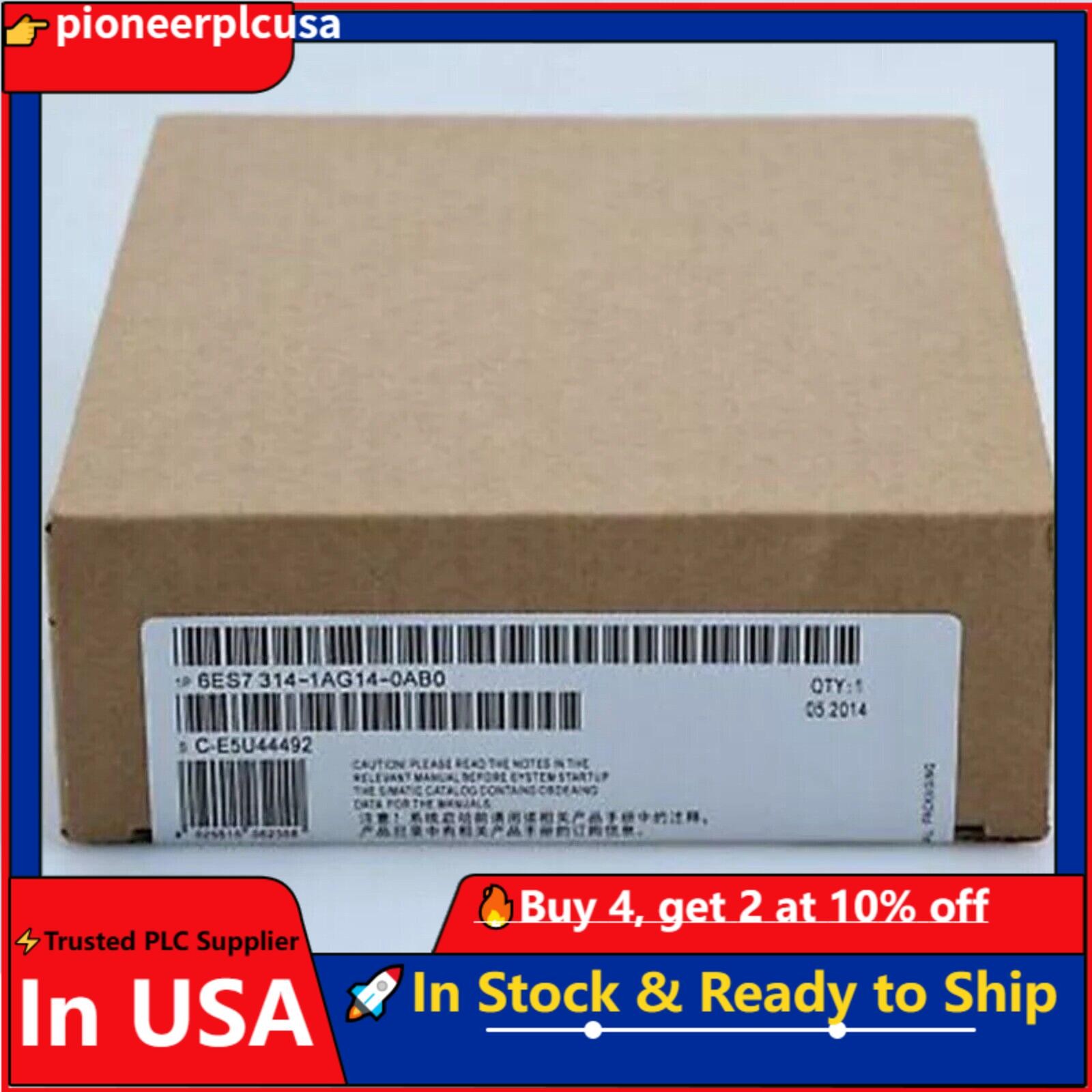 New Siemens 6ES7314-1AG14-0AB0 6ES7 314-1AG14-0AB0 1 Year Warranty Fast Shipping