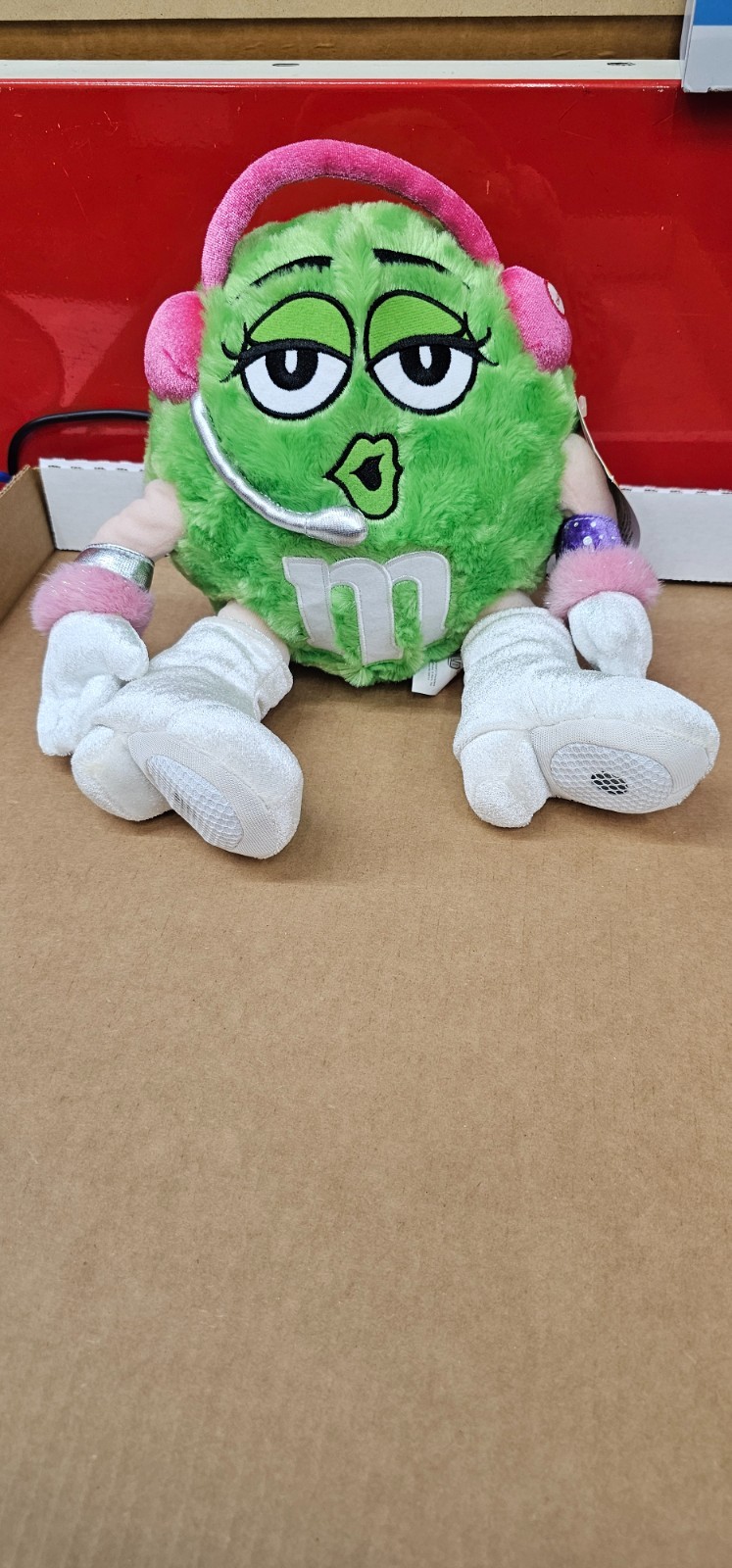 M&Ms Chocolate Tunes M and M World MP3 Speaker Plush Stuffed Animal