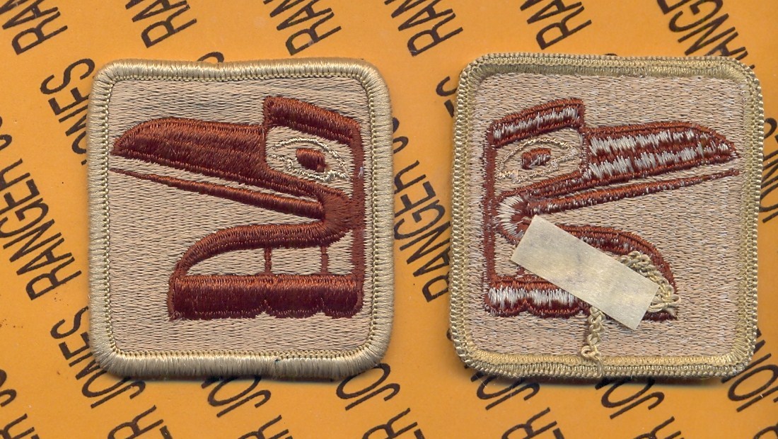 US Army 81st Infantry Brigade ~2.5" Desert DCU uniform patch m/e