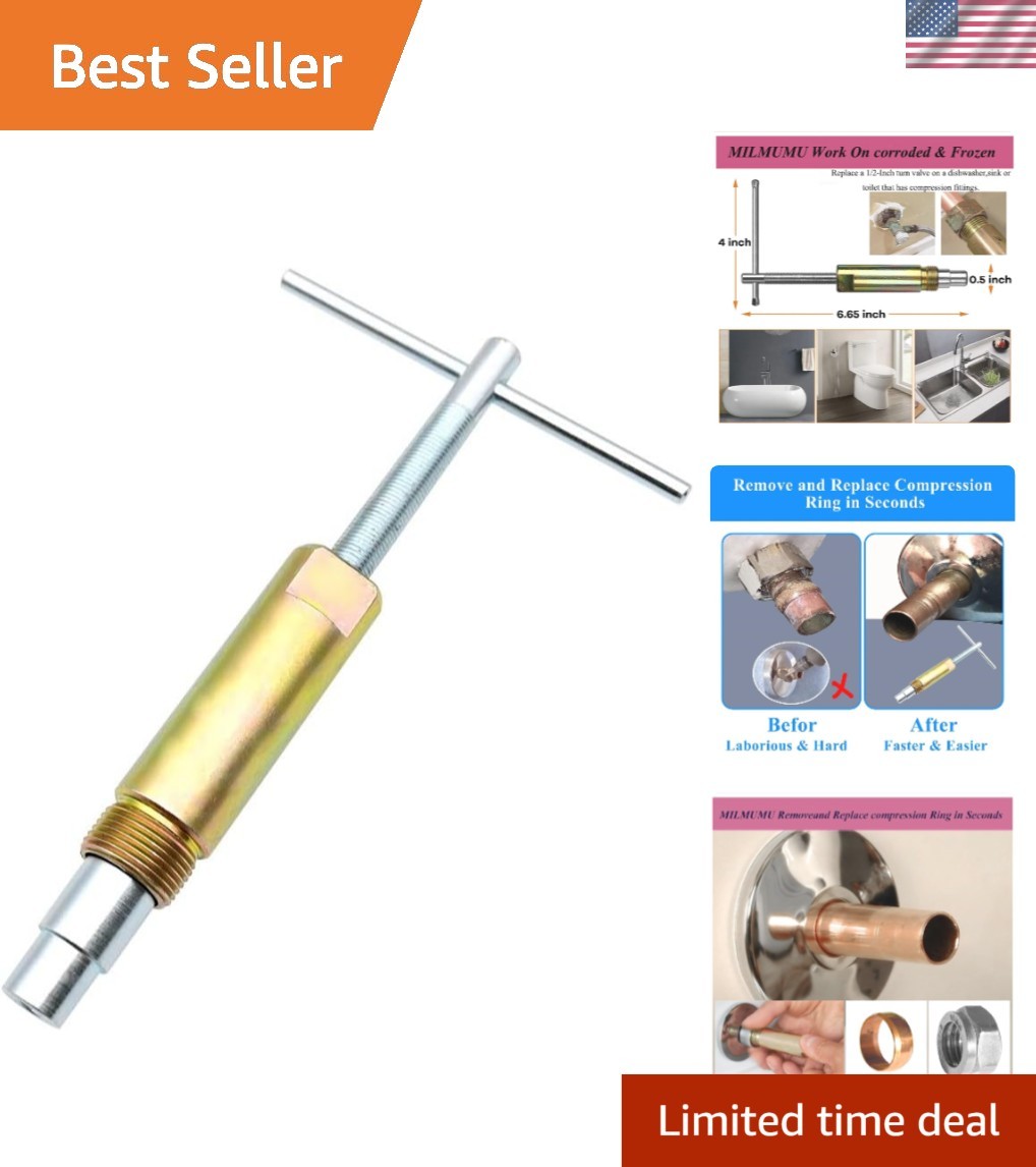 Corrosion-Resistant Compression Sleeve Remover Tool for Plumbers - 03943