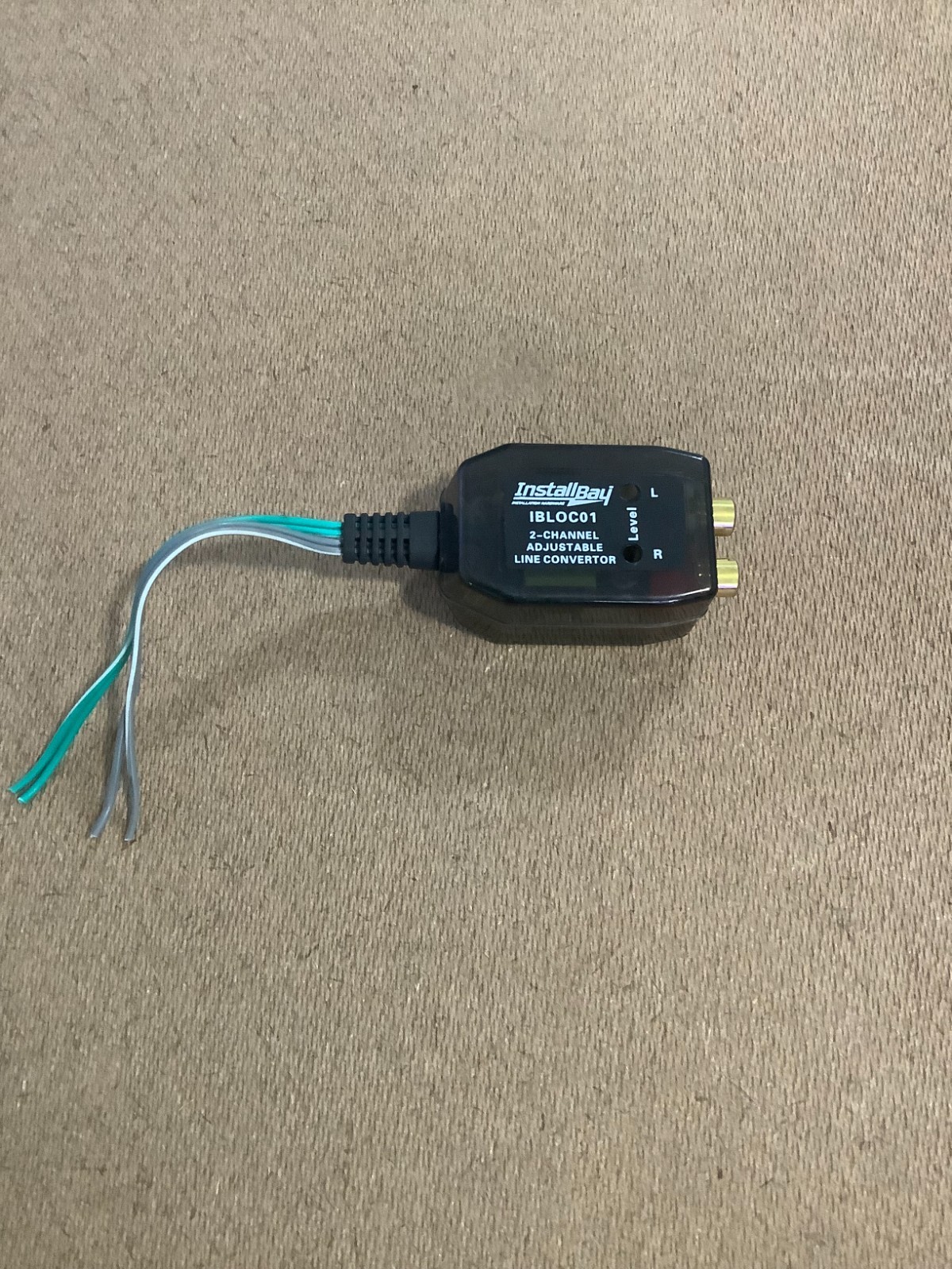IBLOC01 Install Bay 2 Channel Adjustable Line Level Converter 40 Watt Each
