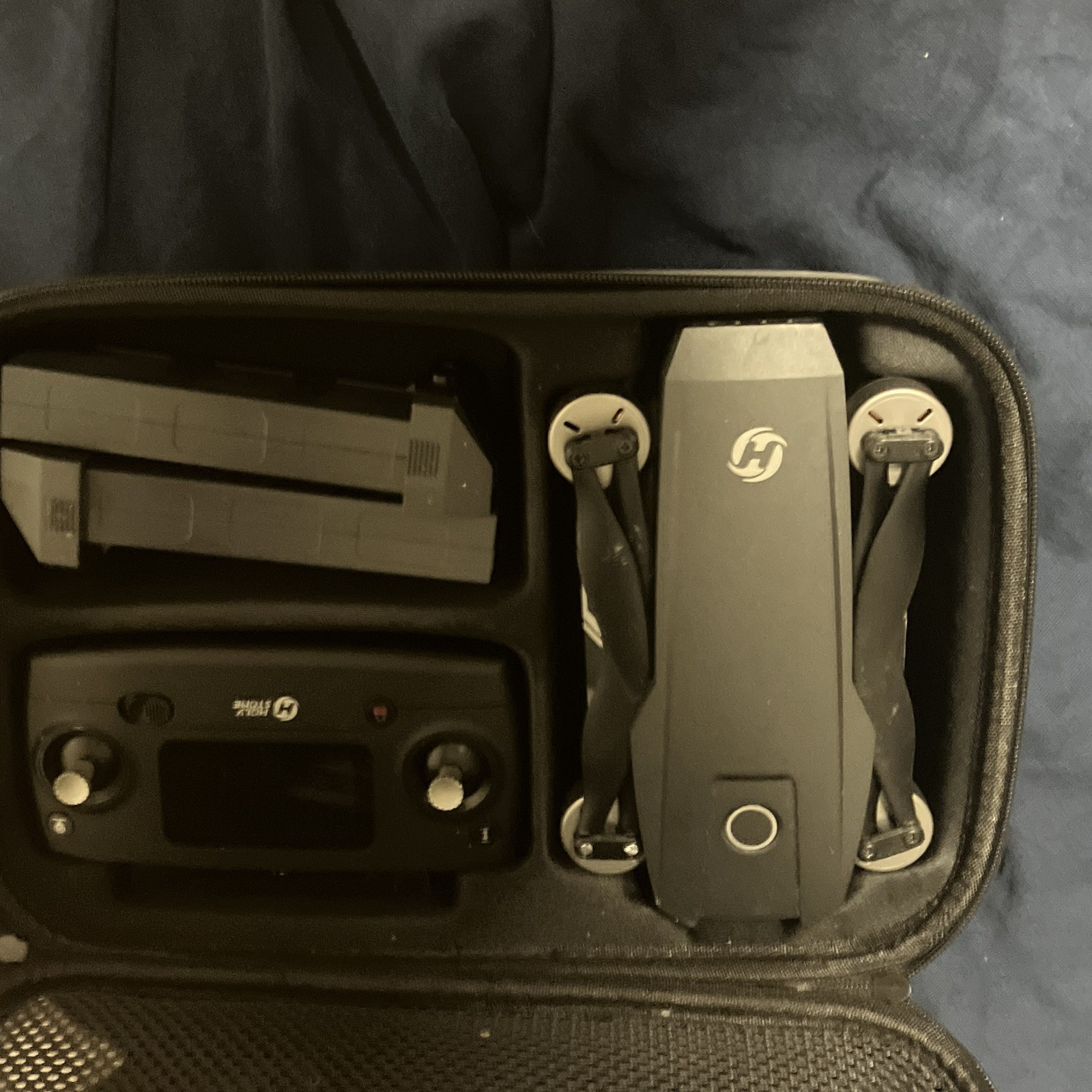 Holy Stone HS165 Foldable Quadcopter Drone w/ Remote Controller, Black