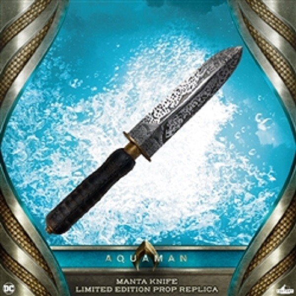 AQUAMAN "MANTA KNIFE"  Limited Edition Prop Replica  Factory Entertainment NIB