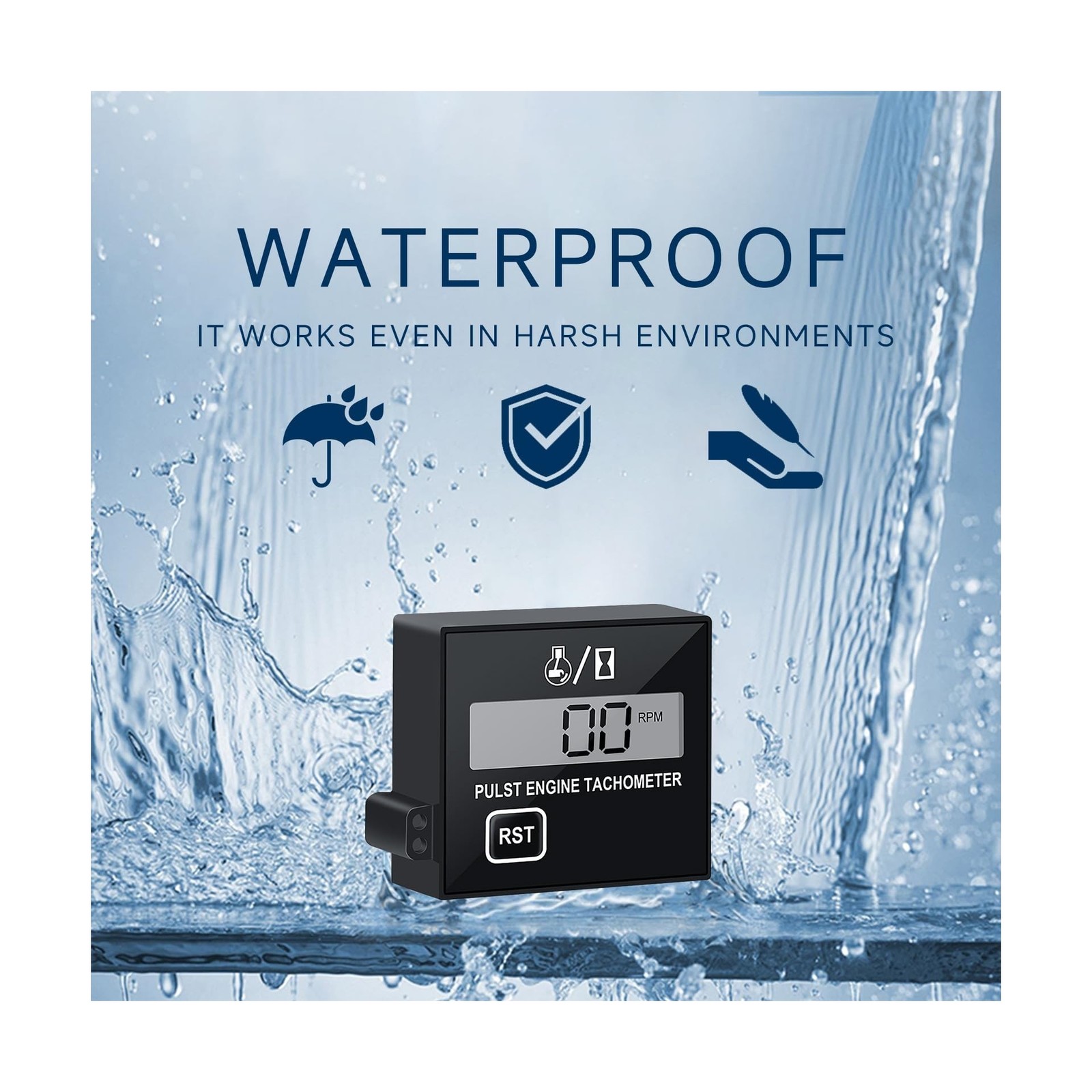 Chainsaw Tachometer-Digital Tachometer Tach Gauge Small Engine Tachometer Dig...