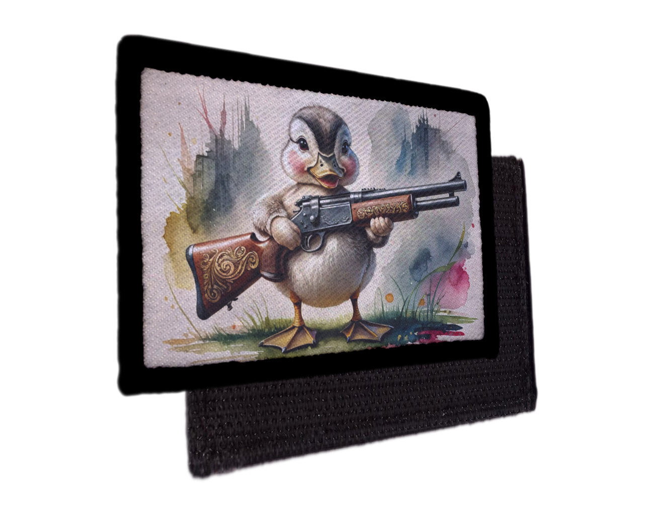 Peace Was Never an Option Duck Gun Patch Morale Tactical Hook [sub]