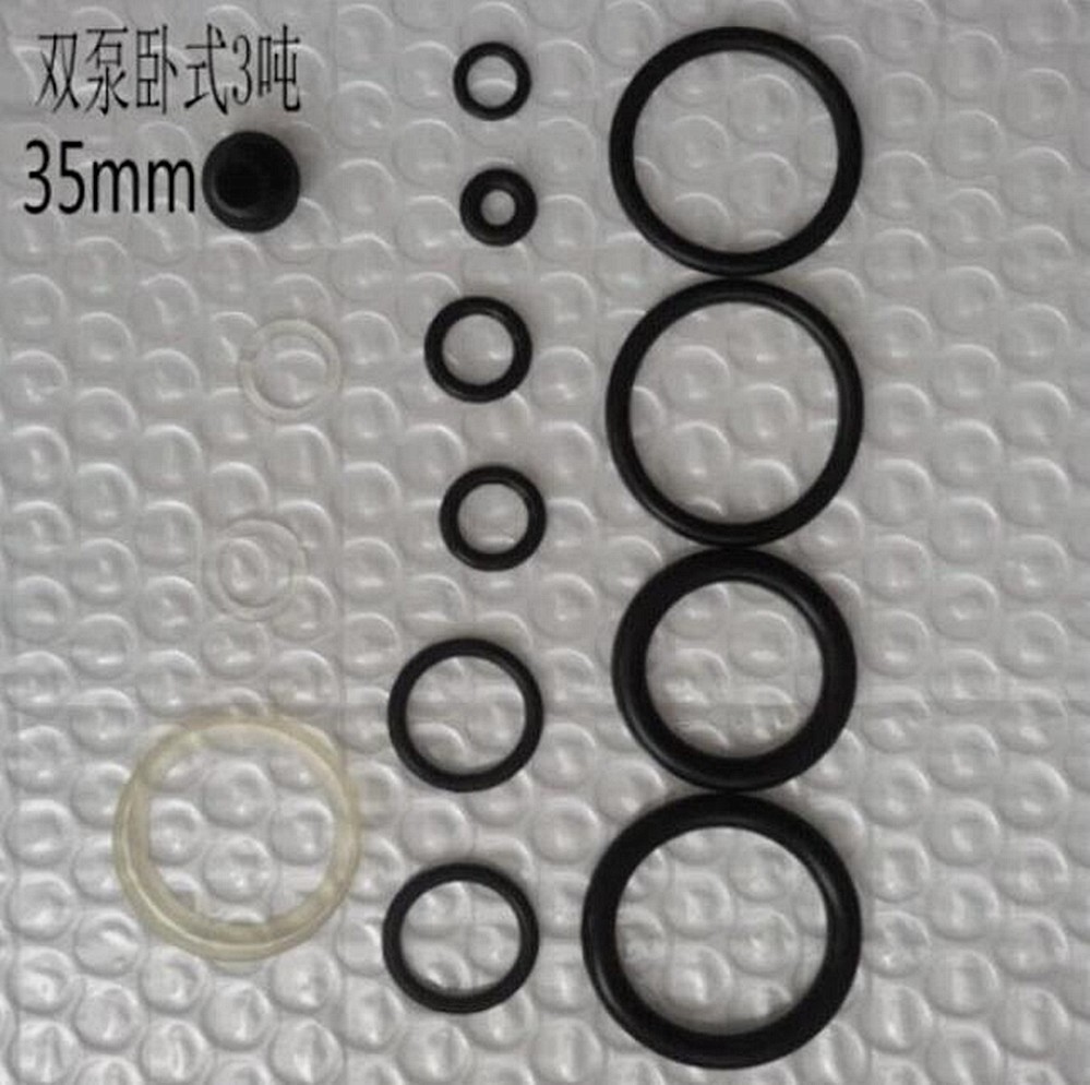 1Set 3-4Tons Parts Horizontal Double Pump 35mm Jack Repair Kit Tool
