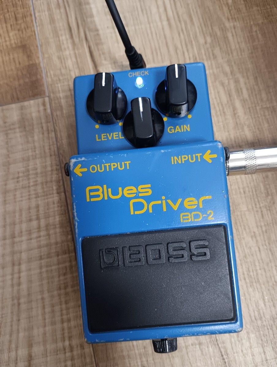 BOSS Blues Driver BD-2 Effects Pedal Blue LED Overdrive Analog Used