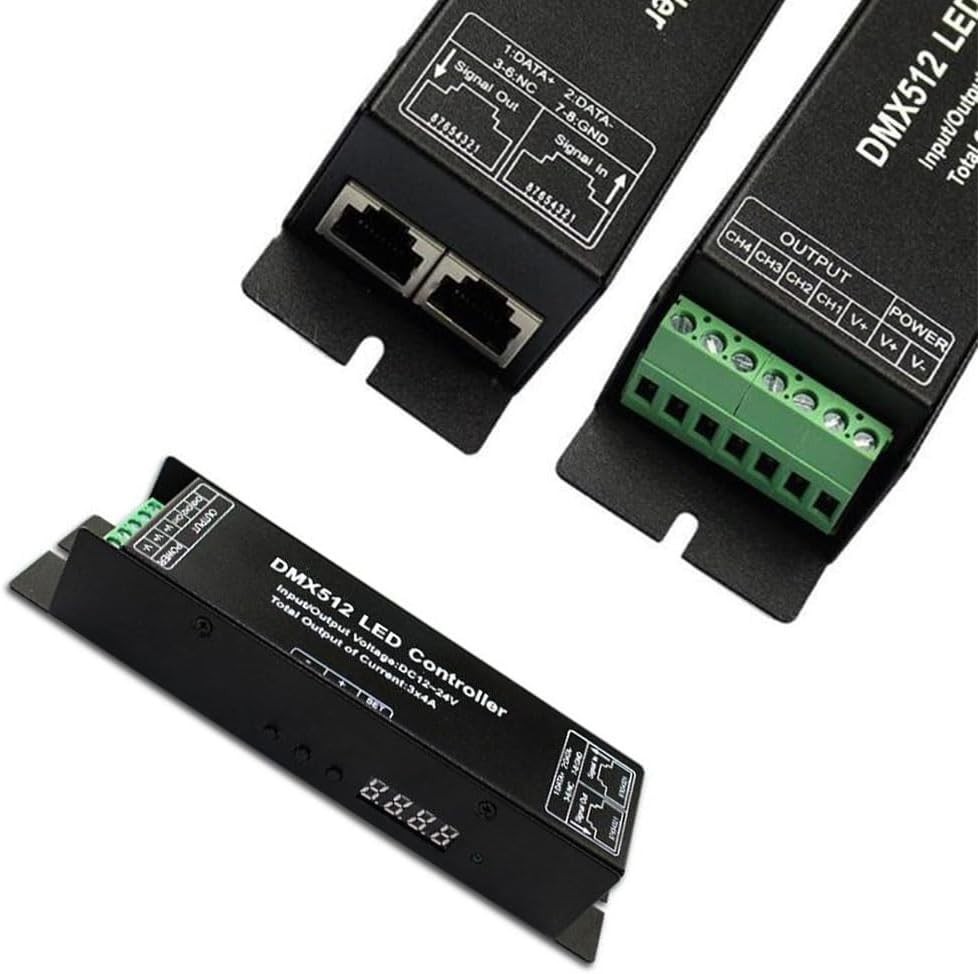 decoder LED Digital Tube 4 Channel RGBW Strip Control Article LED Lights and ...
