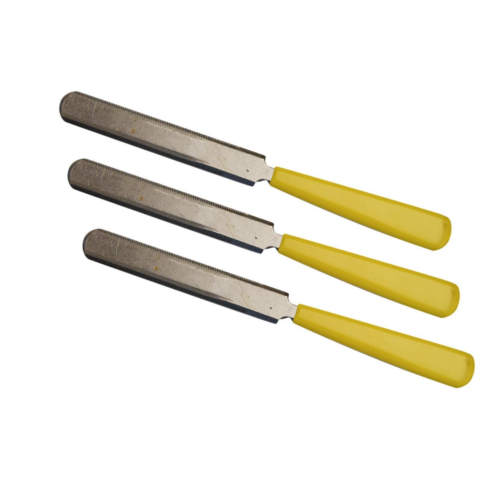 3Pcs Double Sided Guitar Gauged Nut Slotting FileNut Saddle Luthier Tool B