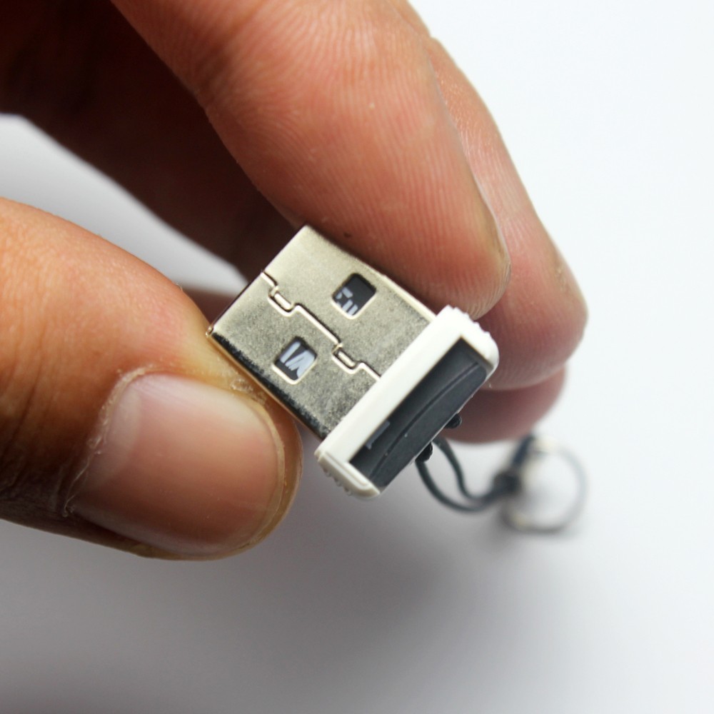 10pcs Super Mini MicroSDXC Card USB 2.0 Reader, Support MicroSDXC Up to 512GB