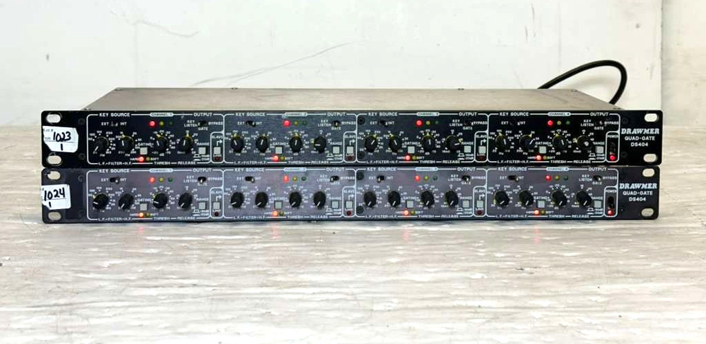 Drawmer Quad Gate DS404 Quad Noise Gate #1023/24 (One)(TRUEHEARTSOUND)