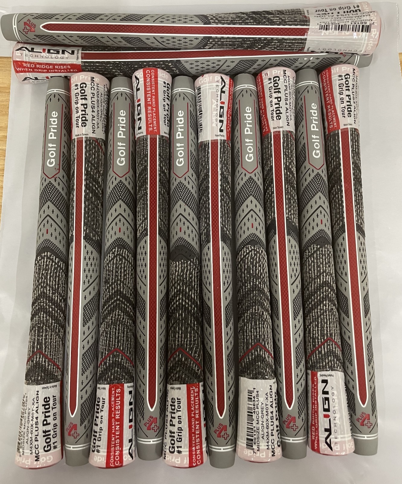 13Pcs/Set Golf Pride MCC Plus 4 +4 ALIGN Golf Club Grips MIDSIZE