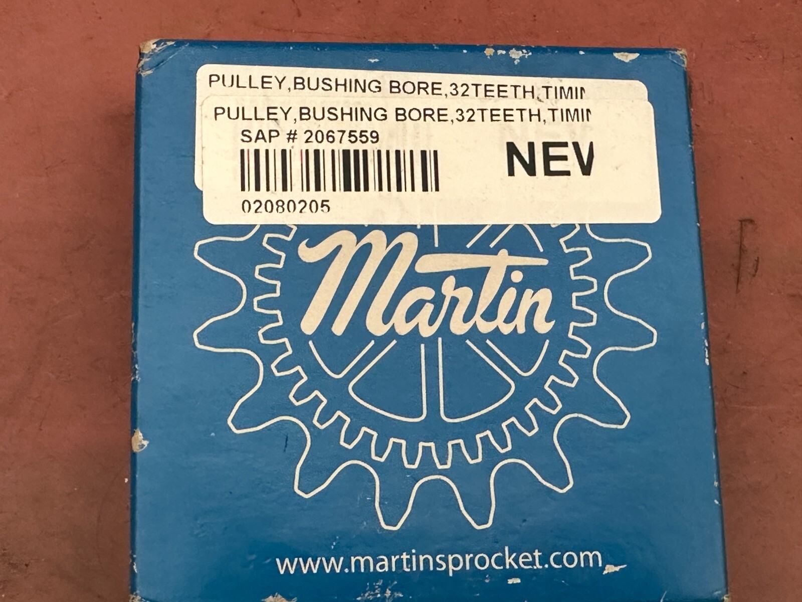 Martin TB32L075 Bushing Bore Timing Belt Pulley - NIB