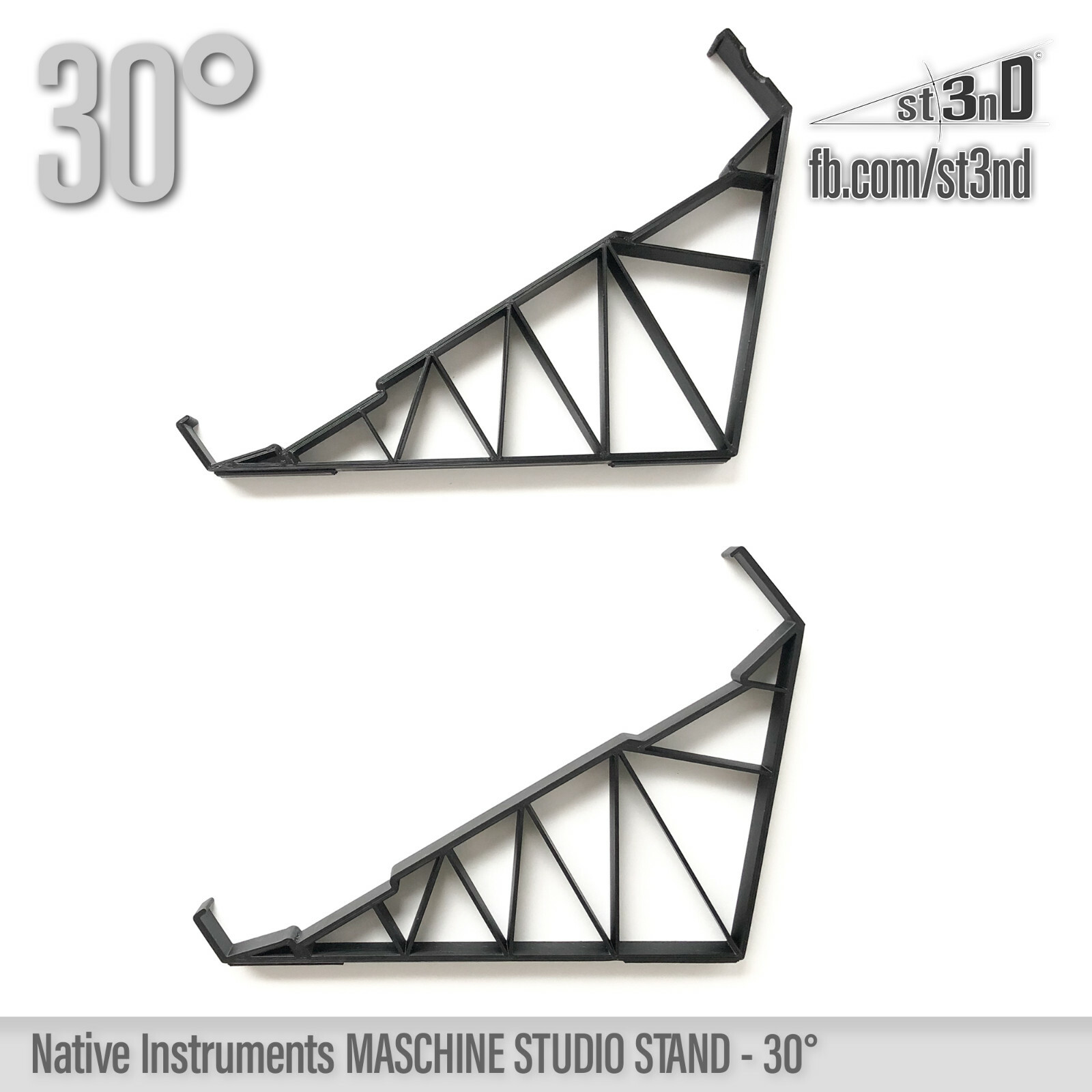 NI MASCHINE STUDIO STAND - 30 degrees - 3D printed - 100% Buyer Satisfaction