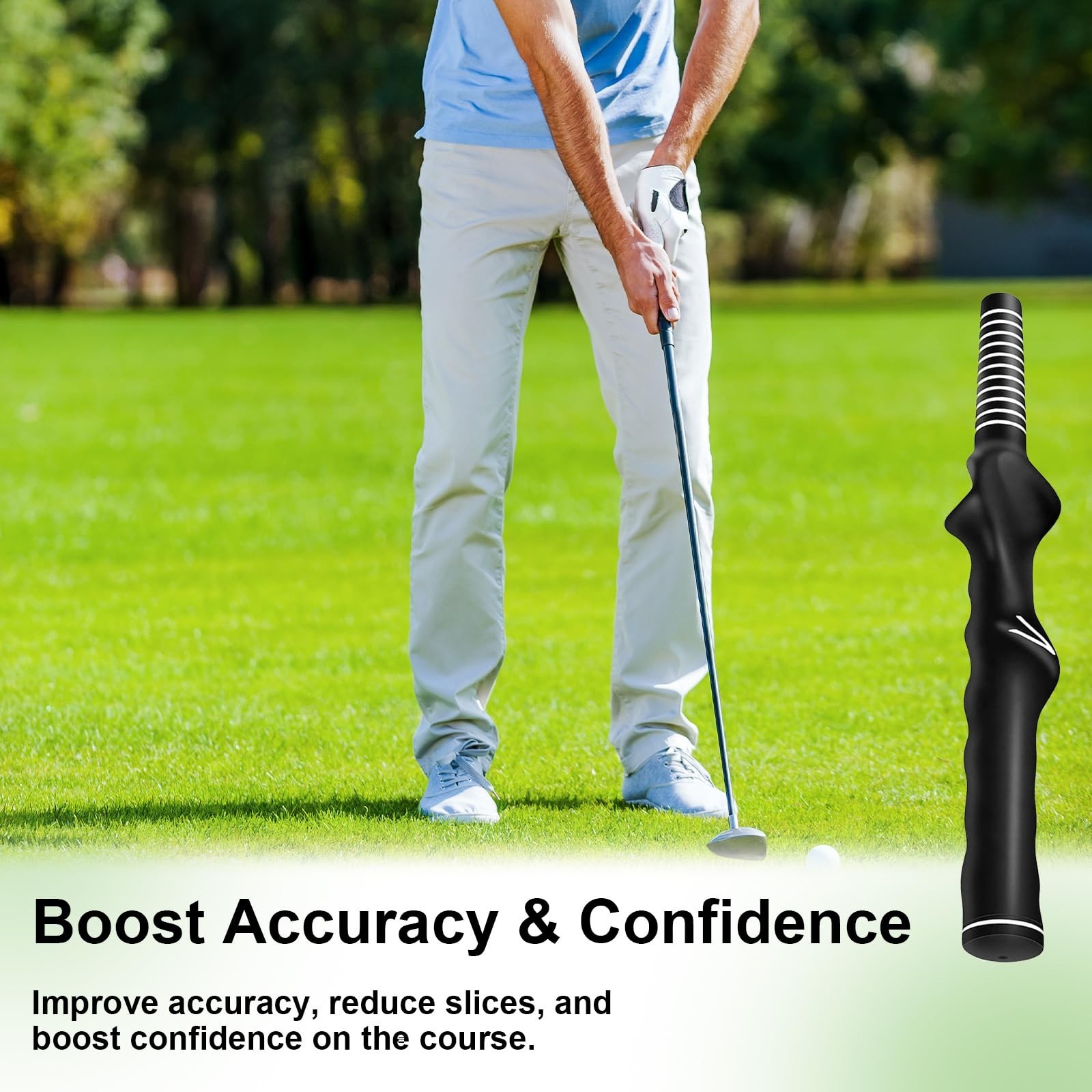 Right-Hand Golf Training Grip Golf Grip Trainer，Golf Swing Trainer Access