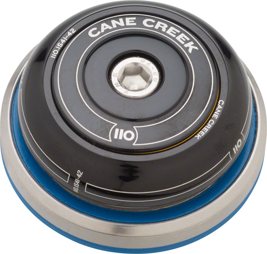 Cane Creek 110 IS41/28.6 IS52/40 Headset Black Sealed Stainless Bearings