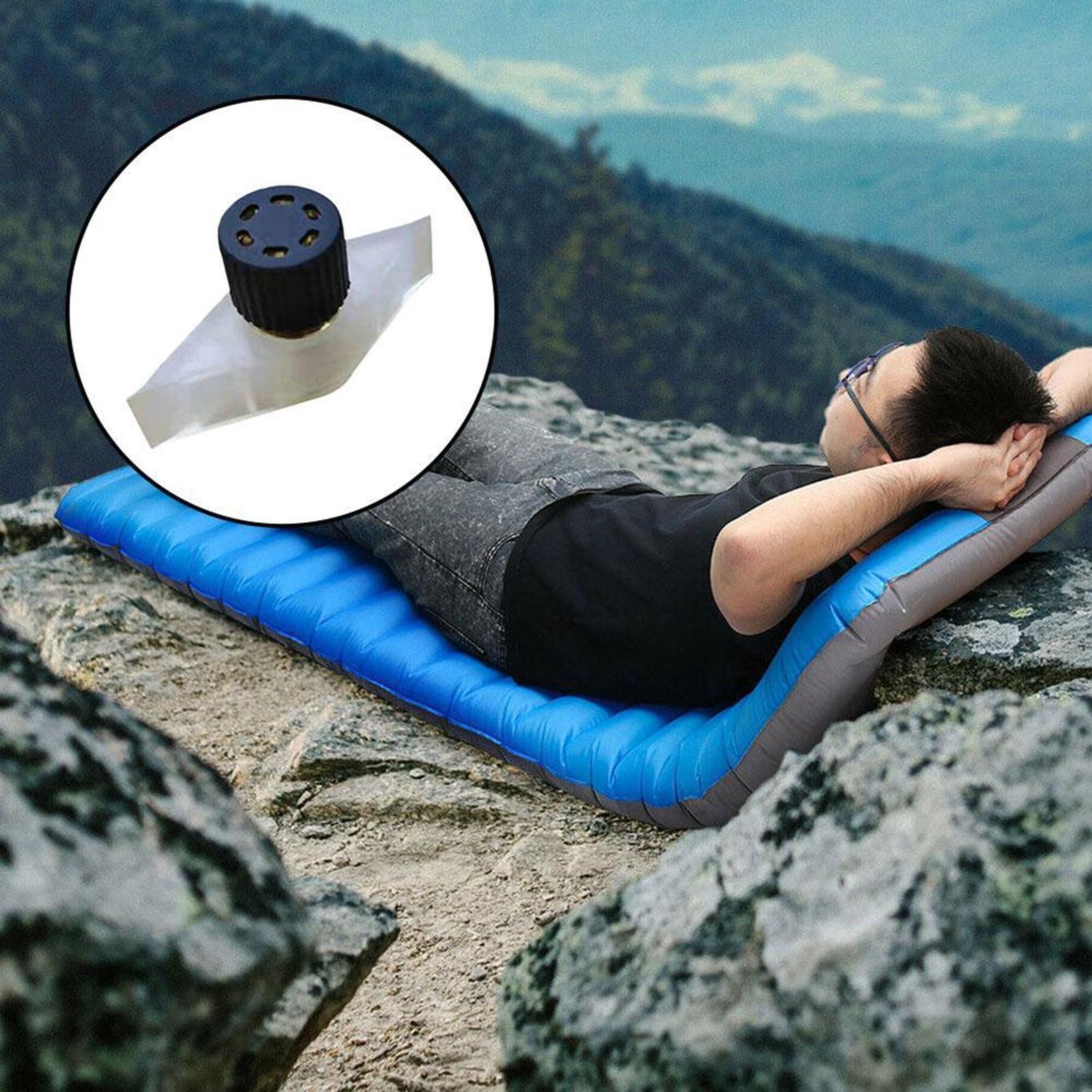 2 Pieces Copper Air Nozzle Durable for Automatic Inflatable Mattress Camping
