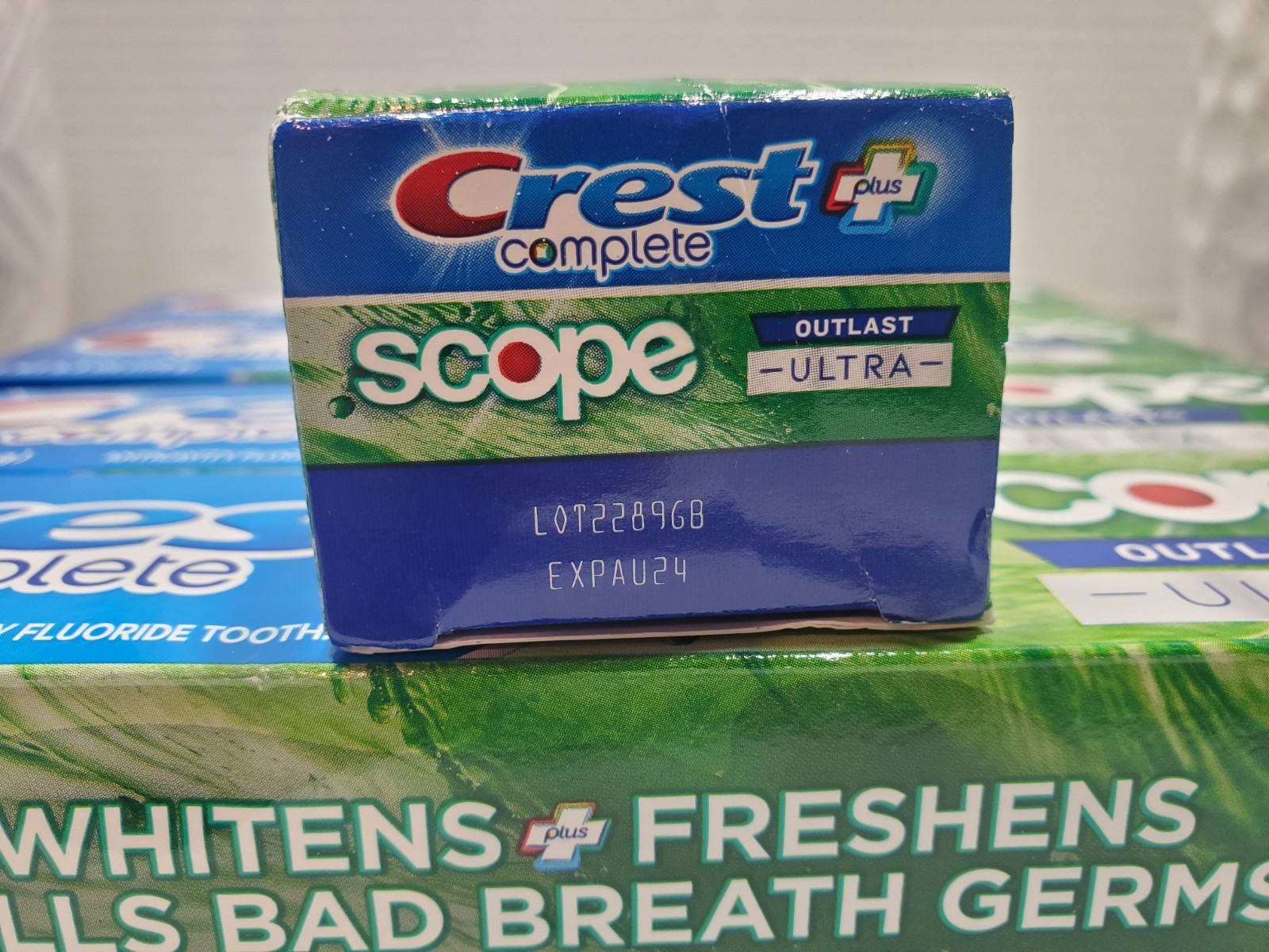 Crest Complete + Scope Outlast Ultra Toothpaste 6.3oz 🦷 5 Pack **Please Read **