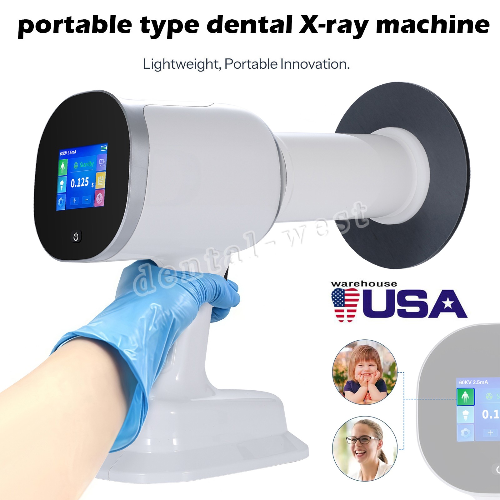 Máquina de Rayos X Dental Portátil - Sistema de Imágenes de Alta Frecuencia