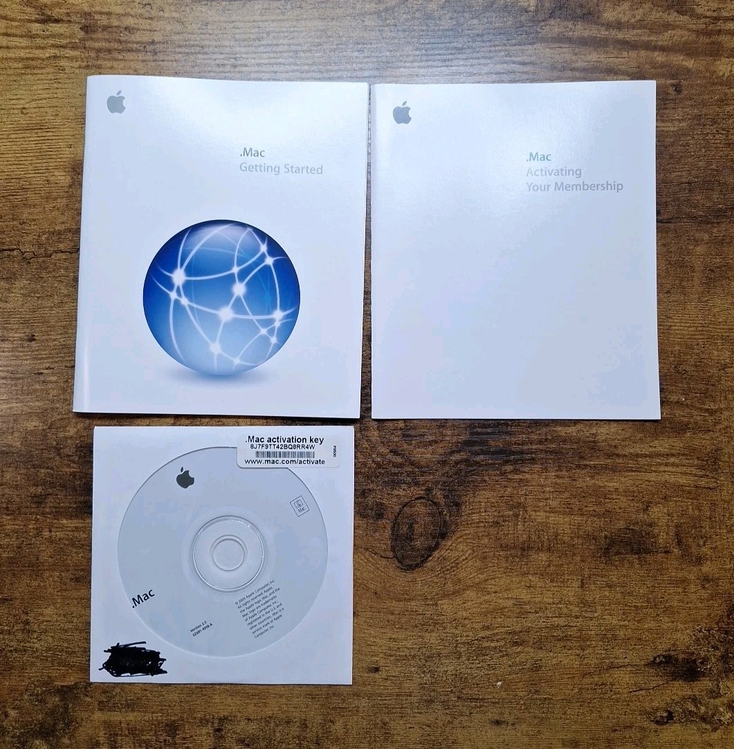 2004 Macintosh Mac .Mac Software Installation CD Version 2.5