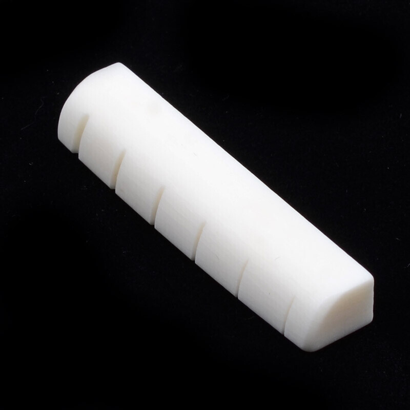 10x Guitar Bone Nut 45x6x9mm for Folk Luthier String Acoustic Saddle Bridge