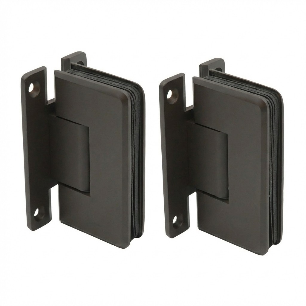 2x Agalite Cozza Glass Hinges COZ-HWTG-ORB Wall Mount (Set of 2)