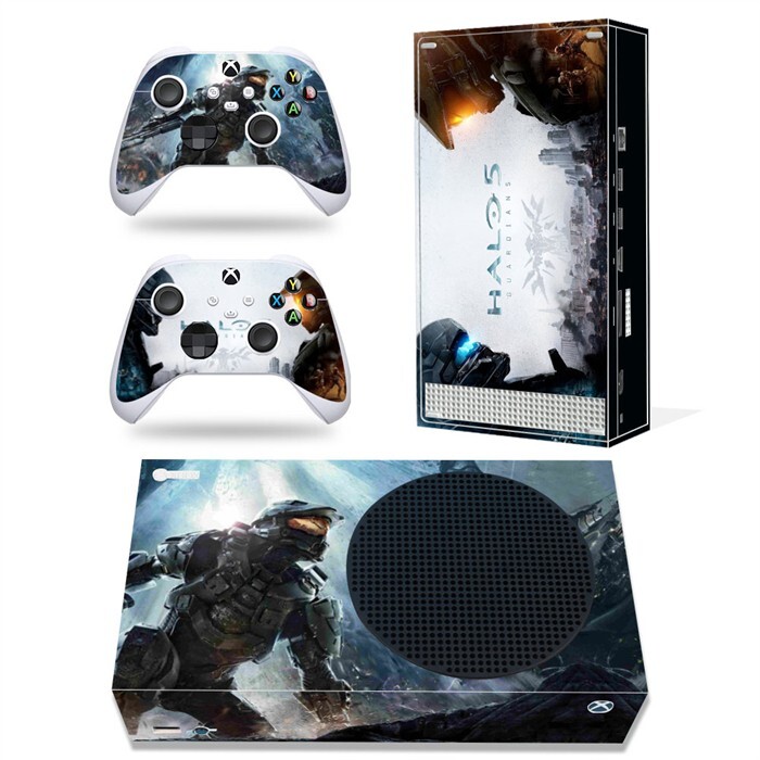 Wrap Skin Sticker for Xbox Series S Game Console + 2 Controller Protective Cover