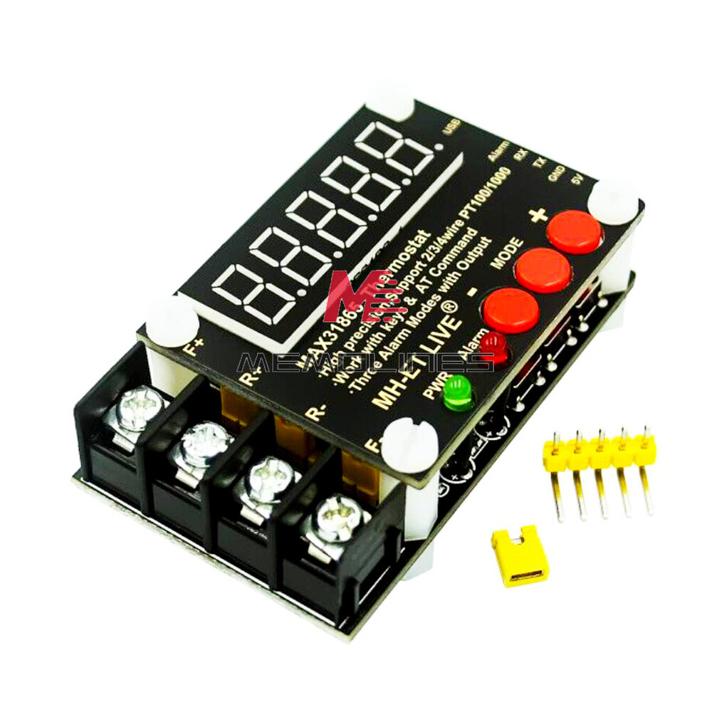 MAX31865 High Precision Isolated Temperature Collector Module PT100 Serial Port