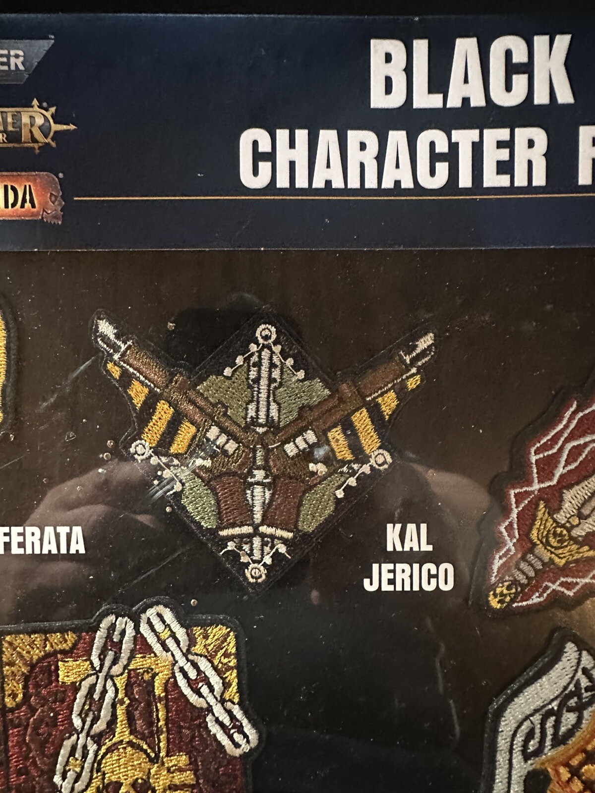 Games Workshop Black Library Character Patch Set Badges BRAND NEW SEALED SET
