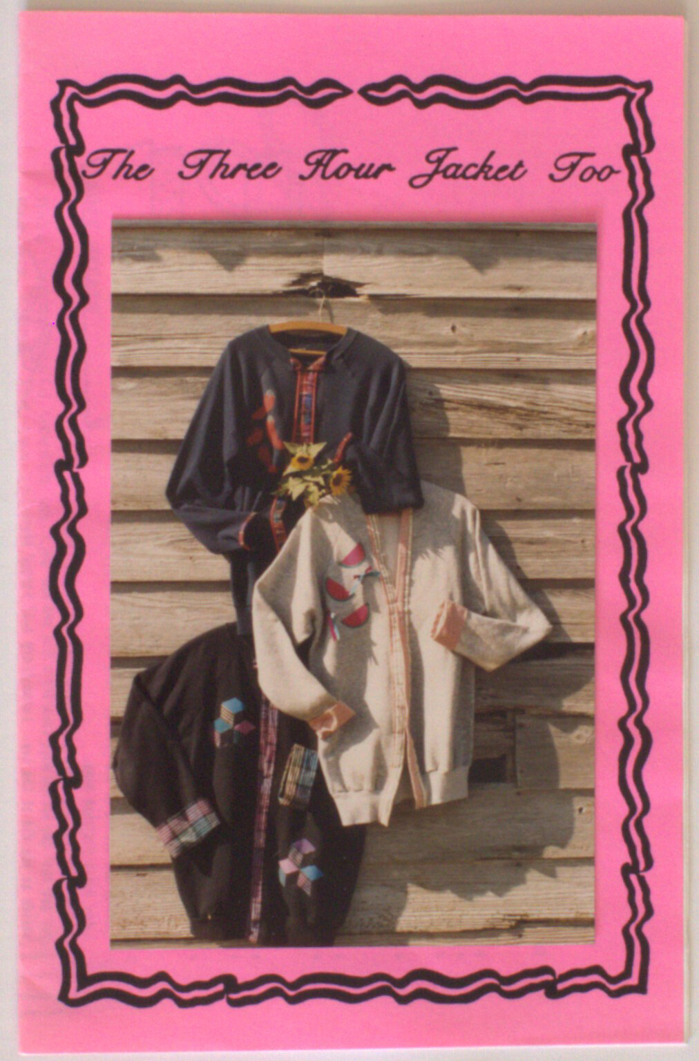 Prairie Place Sewing Applique Pattern "The Three Hour Jacket Too" Uncut