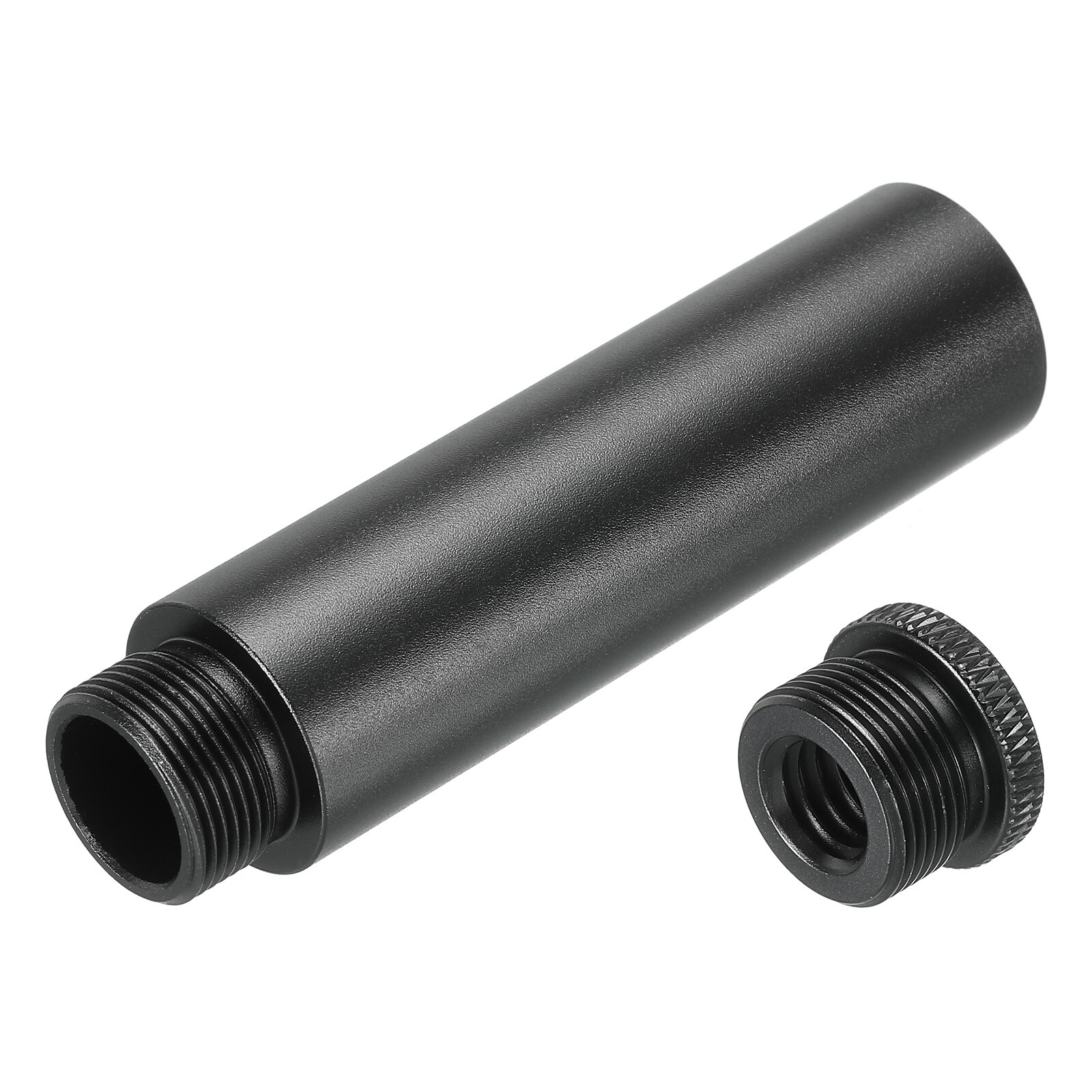 Mic Stand Extension Tube 5/8 Thread Extension Rod with Mic Adapter 1 Set