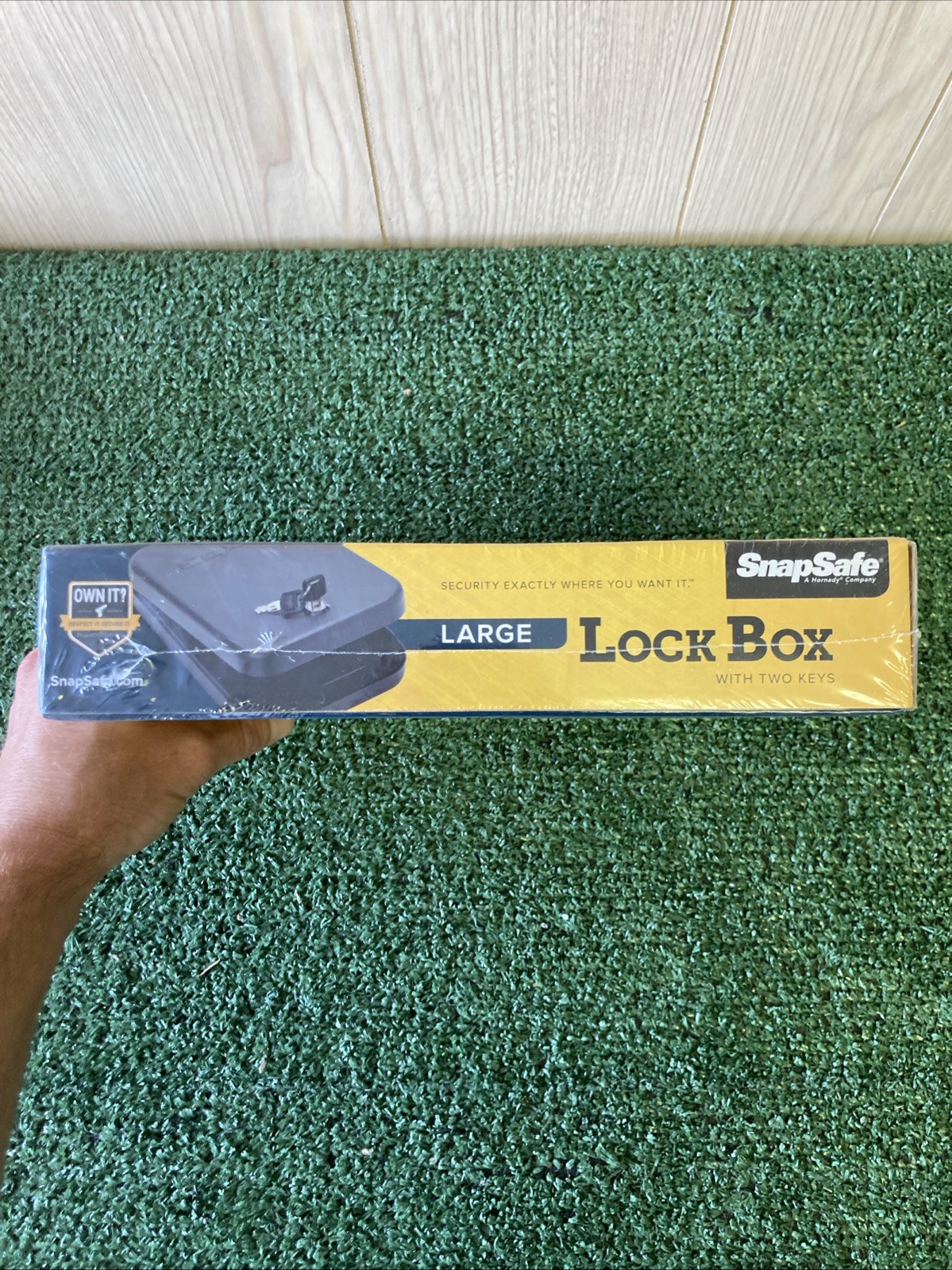 SnapSafe Large Lock Box with 2 Keys NEW. (OKEB-03-009)
