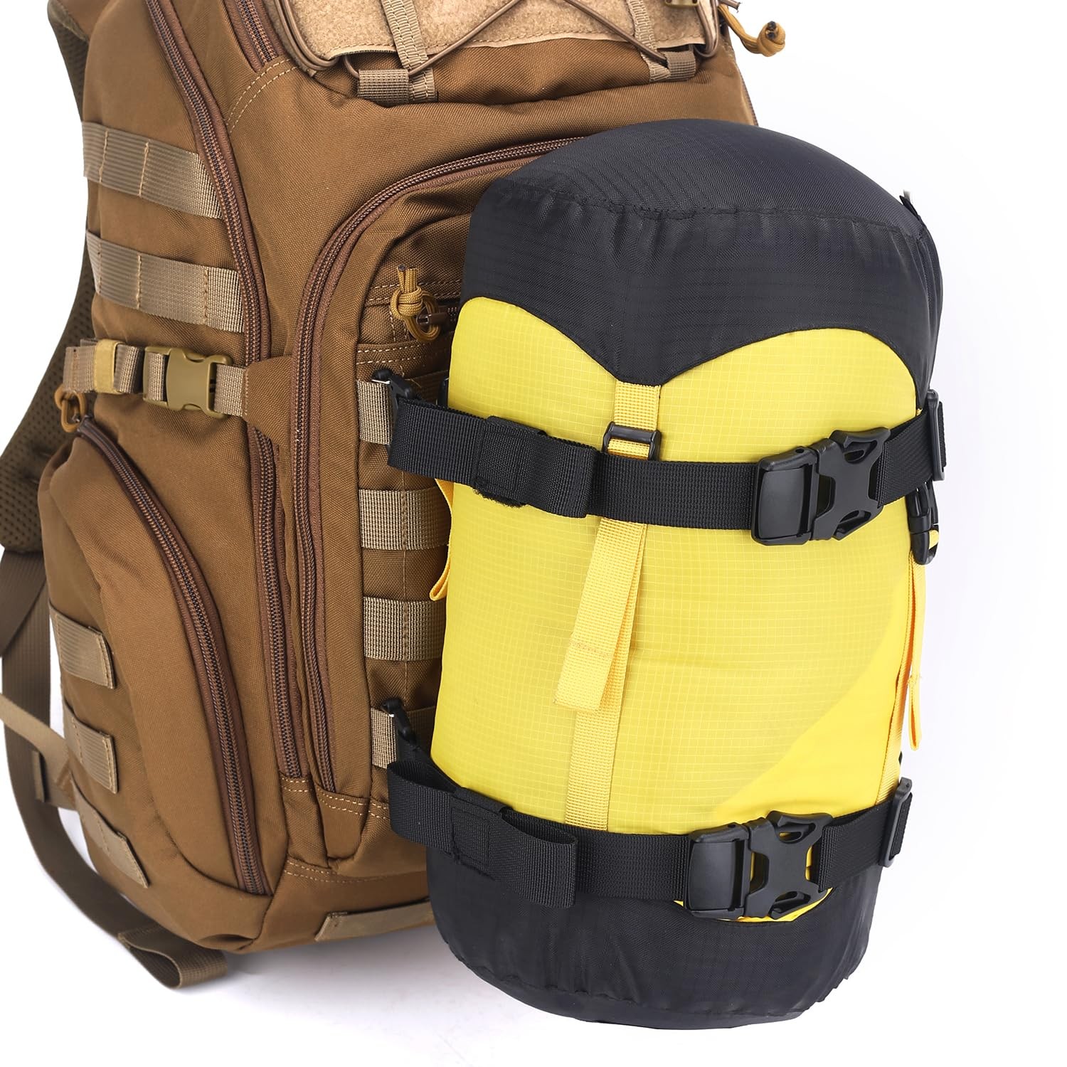 MOLLE Tactical Straps for Backpack Adjustable 7.522 inch Compression Tie Dow...