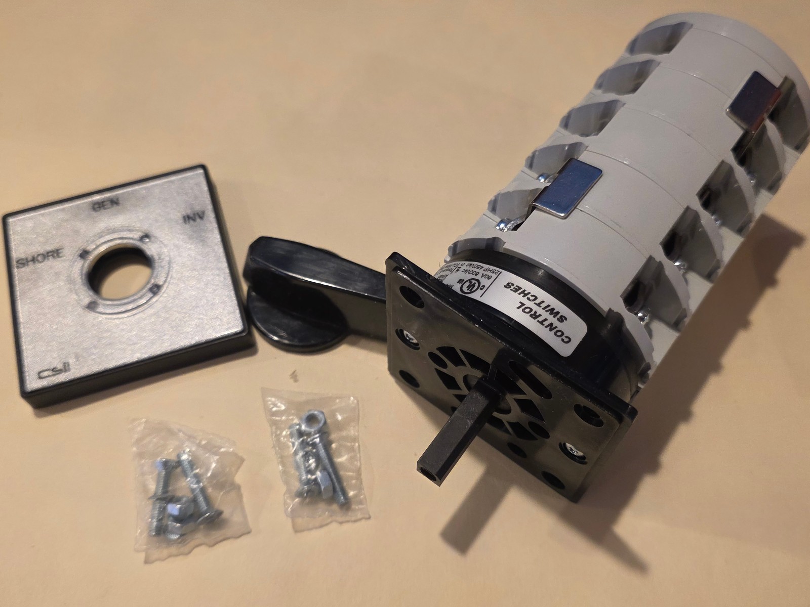 Control Switches N63-US12862-00 17LB15 Cam Switch 63A, 25hp, Bass 121-0063-060