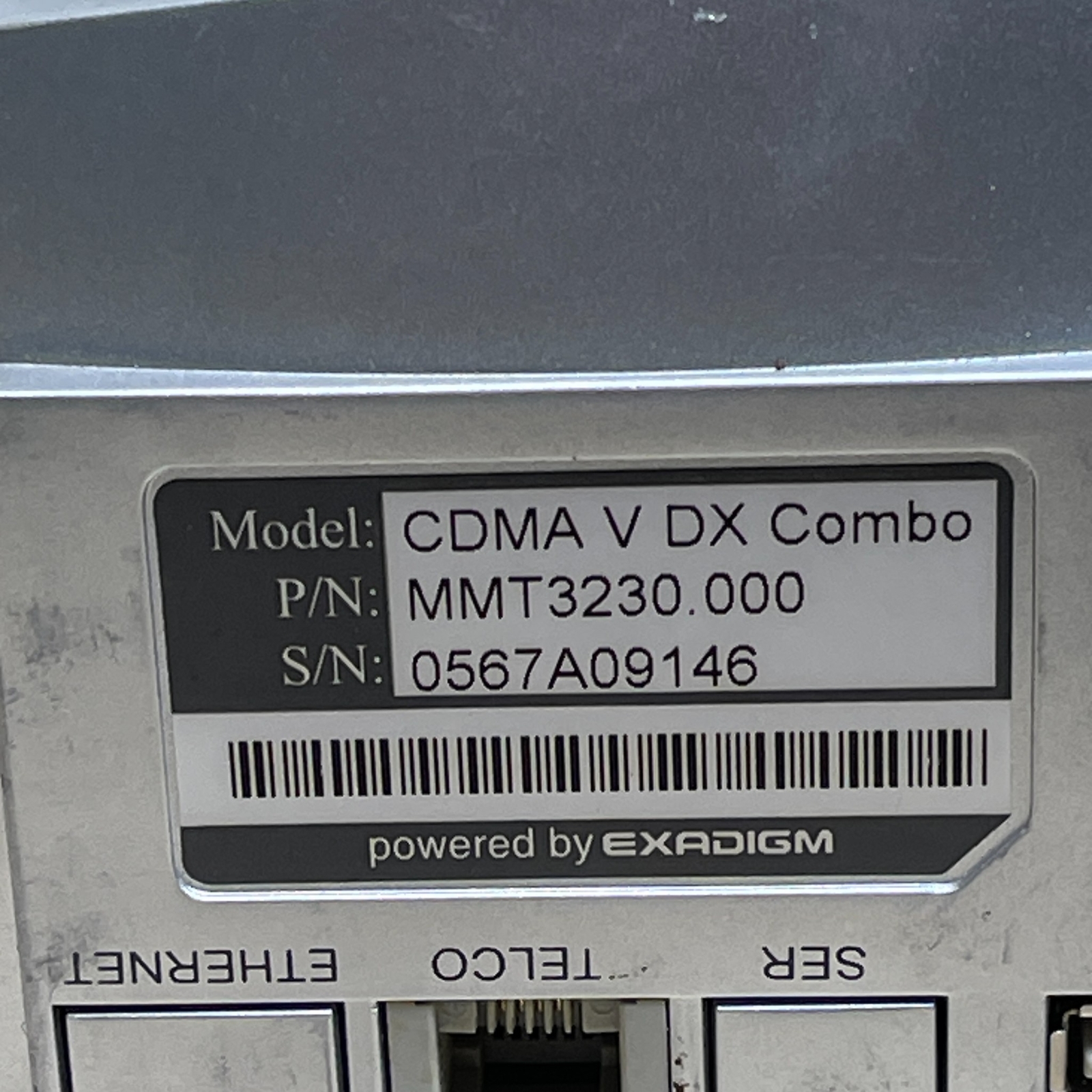 Exadigm XD2000 Silver Wireless Credit Card Reader Mobile Payment Terminal