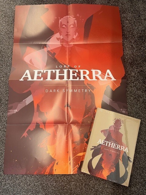 Lore of Aetherra -   dark symmetry book plus poster