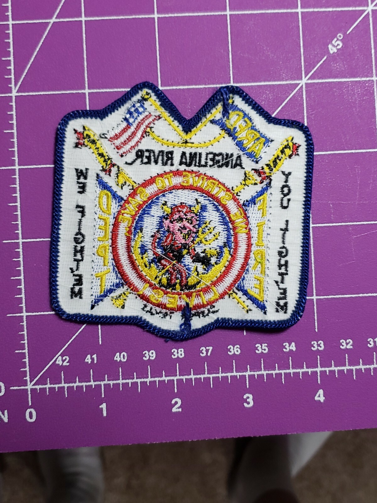 Angelina River Texas Fire Department patch