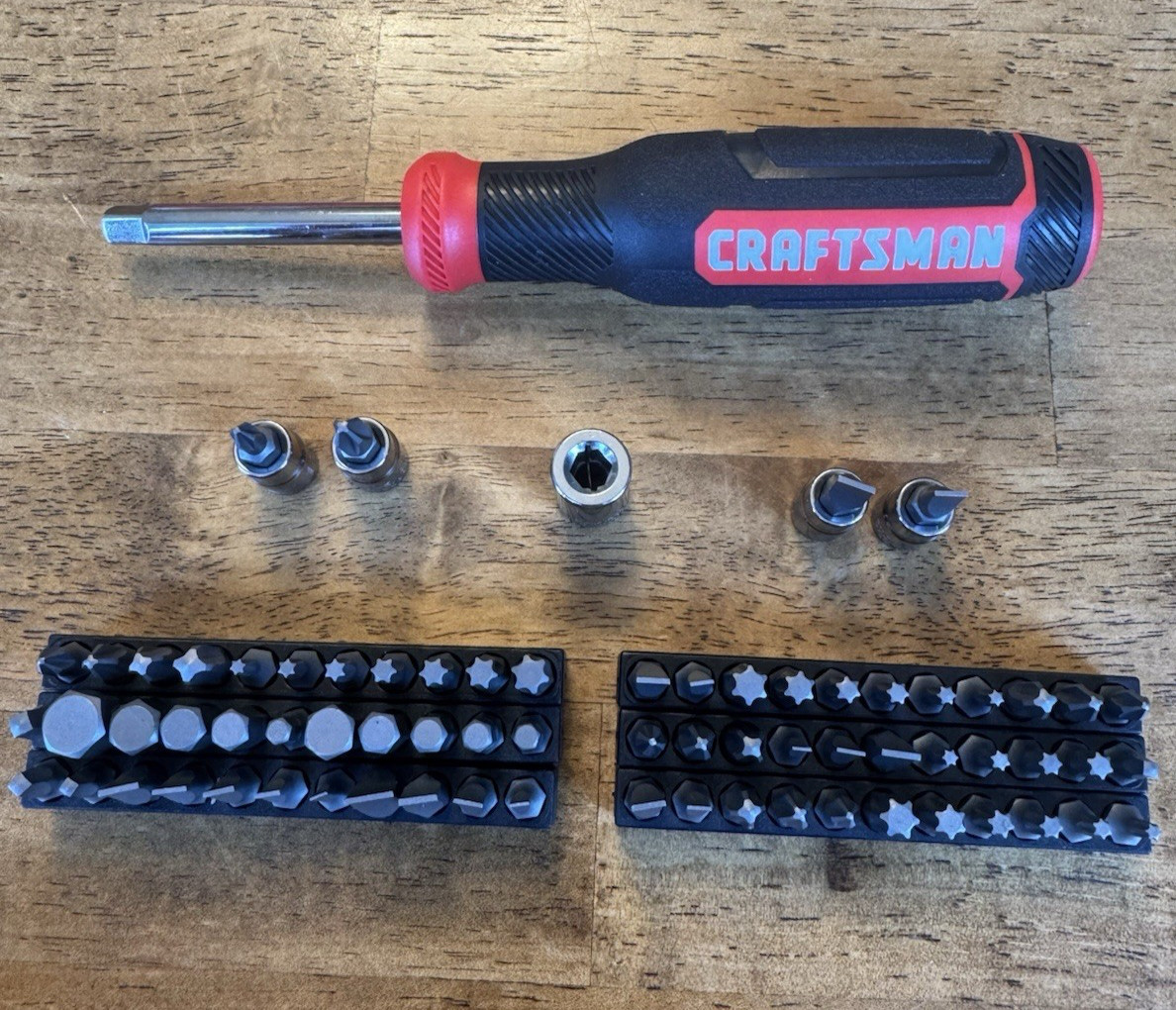 Craftsman 72 Piece 1/4" Drive Nut Driver with Sockets Bit Adapter & Bit Set