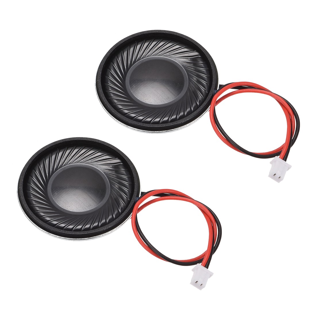 1W 8 Ohm Magnetic Speaker 28mm Loudspeaker w PH2.0/1.25mm-2P Terminal line 2pcs