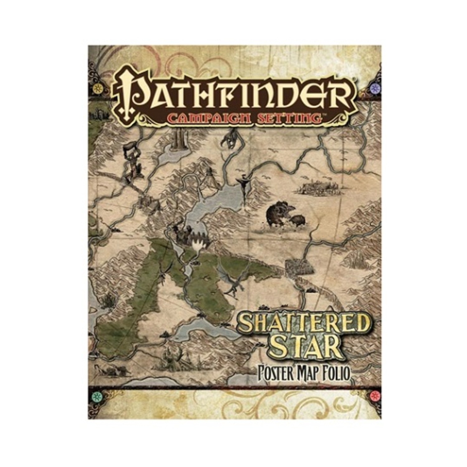 Paizo Pathfinder Map Folio - Shattered Star Bag VG+