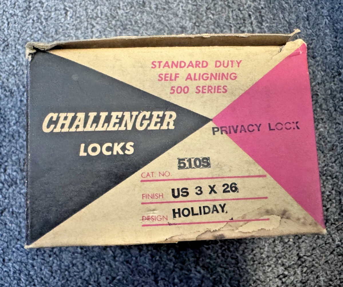 CHALLENGER LOCKS, MODEL 510S, FINISH Polished Brass