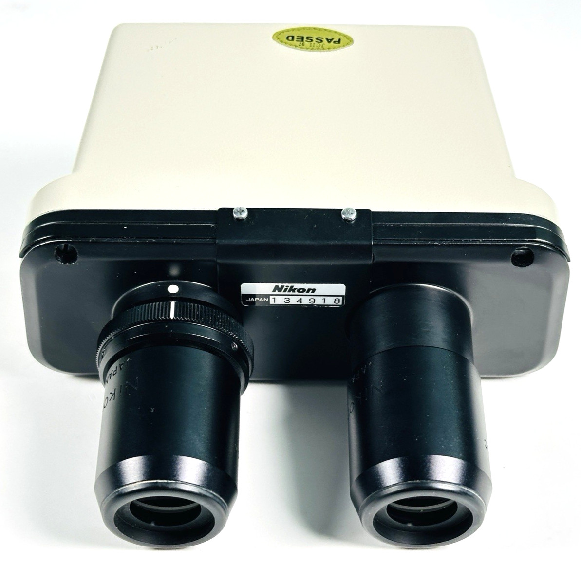 Nikon Model SC Microscope Diopter Head with 10X Pointer Eyepieces