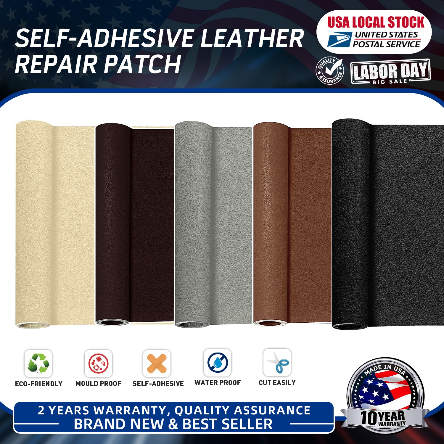 Wear-resistant Multiple colors Leather Repair For Sofa Couch Recliner wallpaper