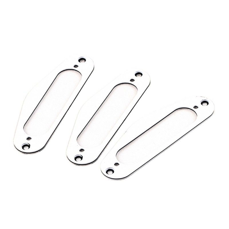 3Pcs Single Coil Pickup Mounting Ring Guitar Pickup Surround Plate Mounting Ring
