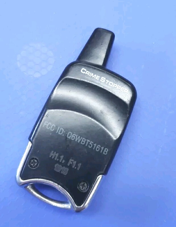 VERY NICE Crimestopper 5-BUTTON REMOTE START TRANSMITTER FOB Q6WBT5161B - TESTED