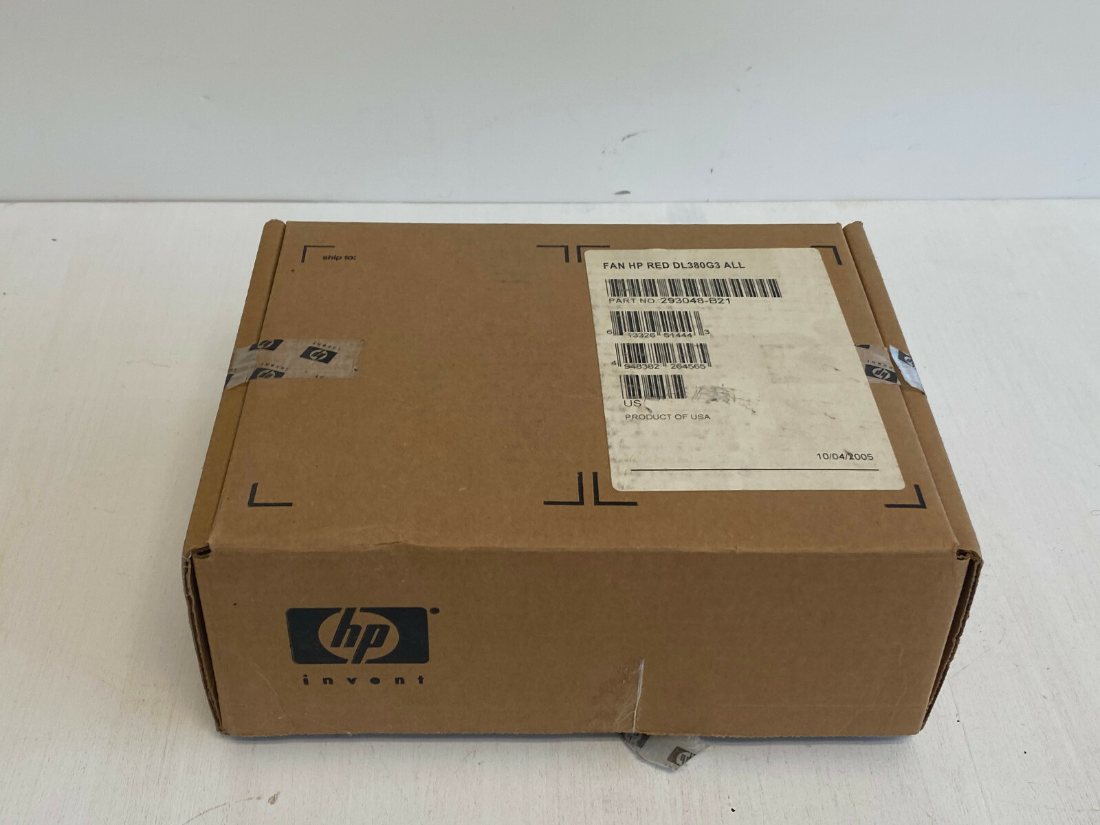 Set of 3 293048-B21 HP Redundant Option kit Fan for Proliant DL380 G3/G4 Servers